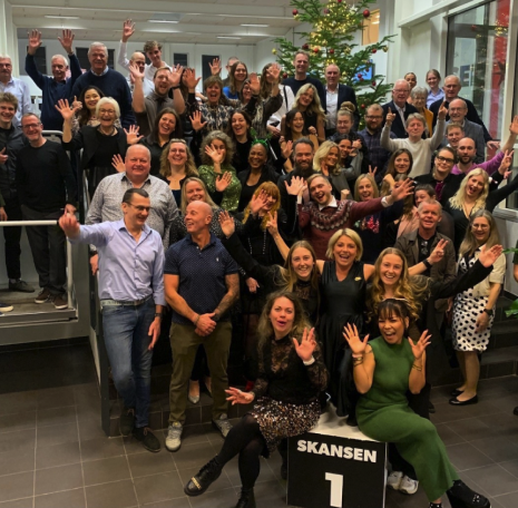 Fællesbillede af Skansens ansatte